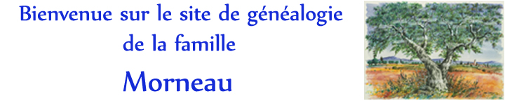 Arbre généalogique des Morneau